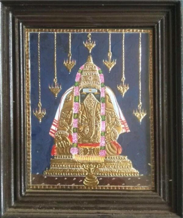 Karpaga vinaayagar - Tanjore Painting