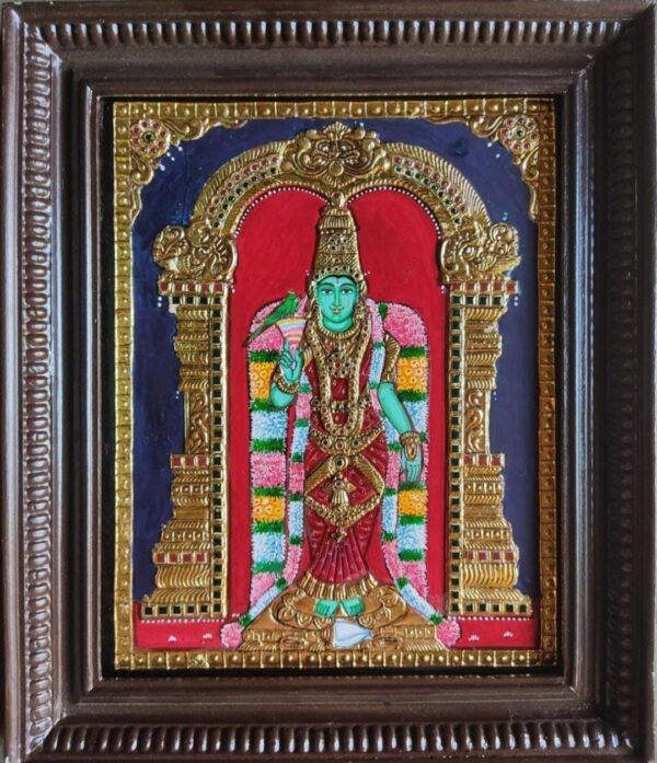 Meenakshi - Tanjore Painting