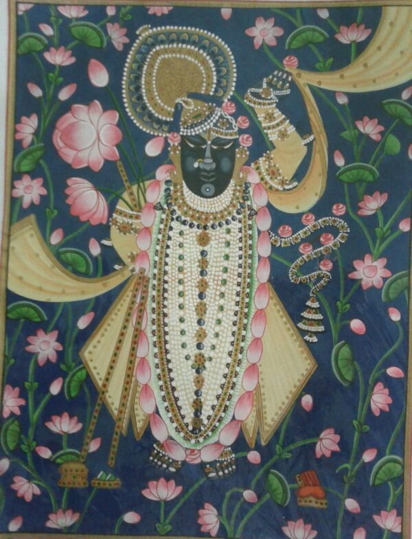 Sri Nath Ji, Pichhwai Painting (11 X 14 inches)