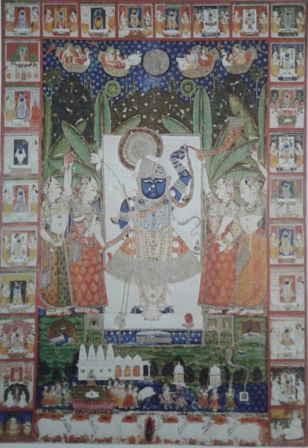 Sri Nath Ji, Pichhwai Painting (5 x 3 feet)