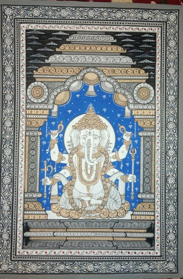 Ganesh-Pattachitra Painting (19"x13")