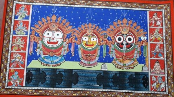 Jagannath Suna Besa-Pattachitra Painting (24"x40")