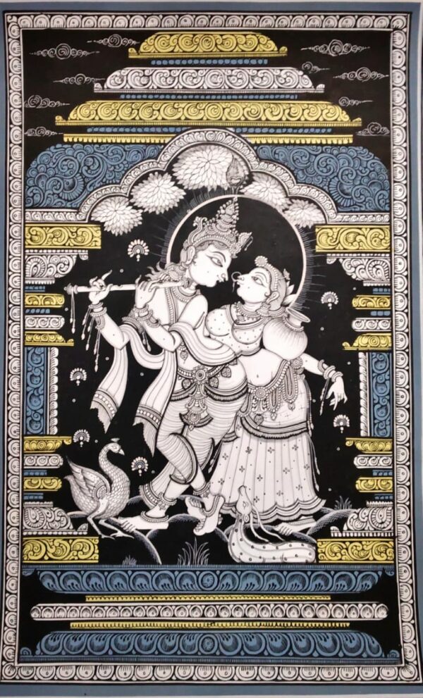 Radha Krishna - Pattachitra Paintings (30cms x 46 cms)