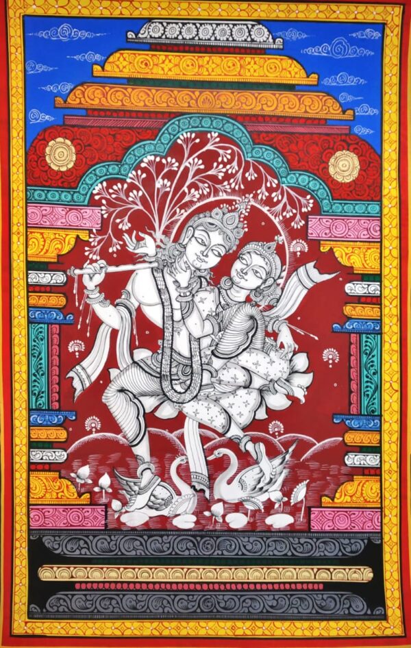 Radha Krishna #1 - Pattachitra Paintings (30cms x 46 cms)