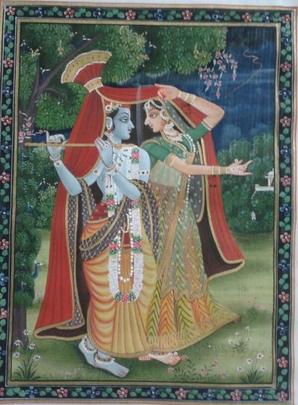 Radha - Krishna #4 (11 x 14 inch)