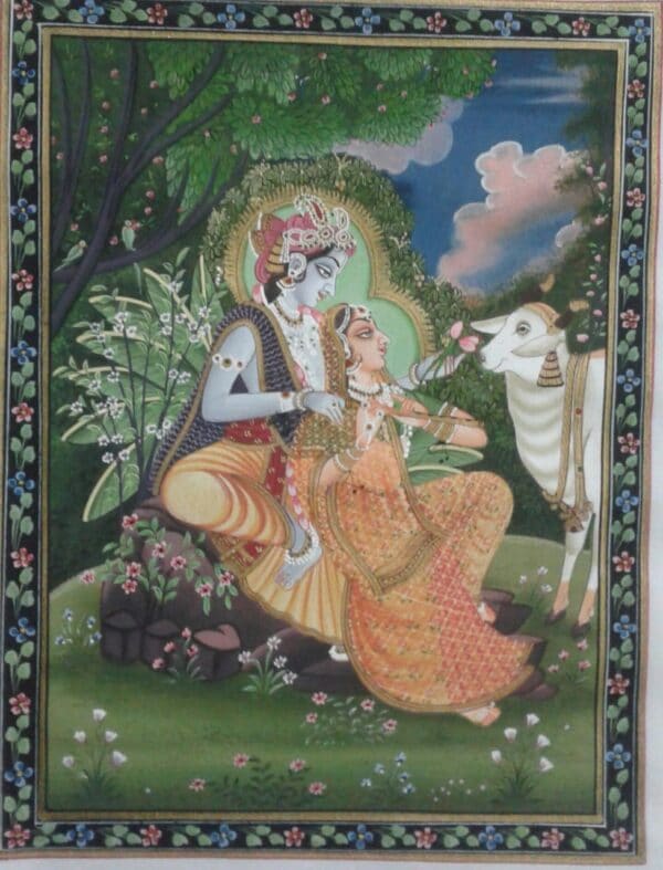 Radha - Krishna #3 (11 x 14 inch)