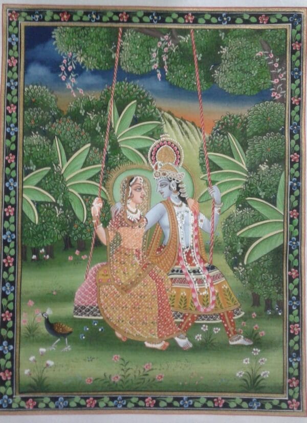 Radha - Krishna #1 (11 x 14 inch)