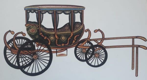 Traditional Royal Indian Buggie #9 (25 x 20 cm)