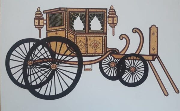 Traditional Royal Indian Buggie #7 (25 x 20 cm)