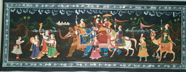 Rajasthani Royal Procession #2 (96 x 34 cms)