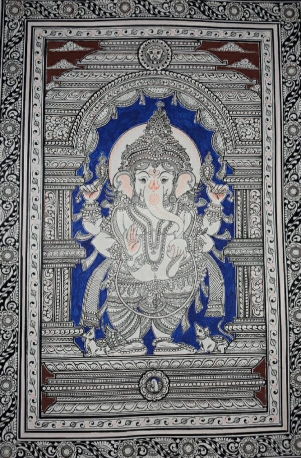 Sri Ganesh - Pattachitra (18"x12")