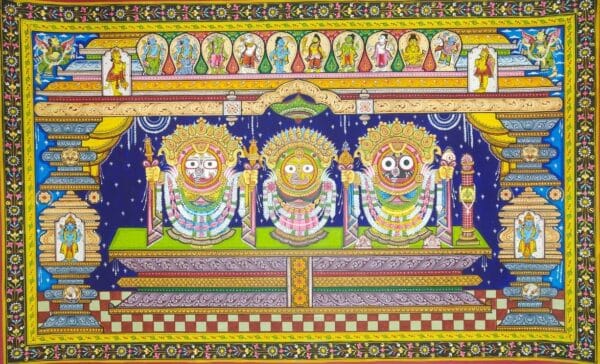 Jai Jagannath - Pattachitra (48" x 36")