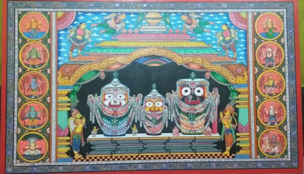 Jagannath #2 - Pattachitra Painting (24"x36")