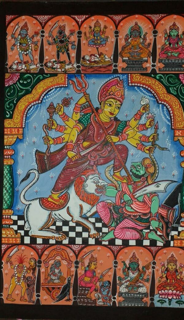 Dasamaabidya - Pattachitra Painting (36"x24")