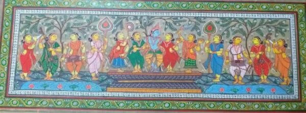 Rasa Lila - Pattachitra Painting (14"x42")