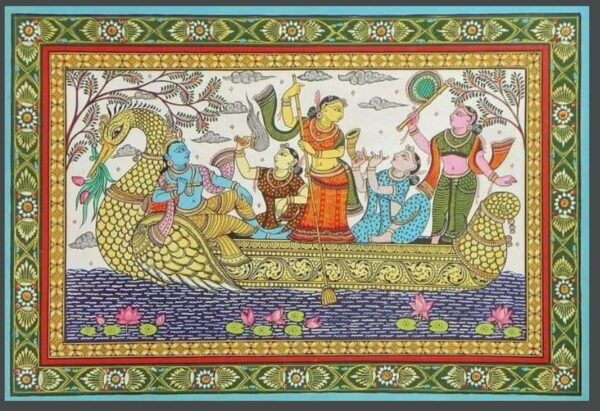 Nabakeli-Pattachitra Painting (18"x12")