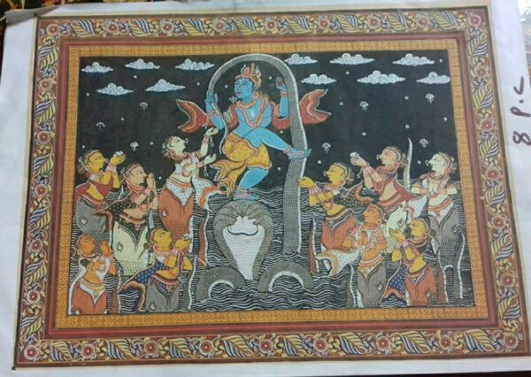 Kali Dalana, Pattachitra Painting (24"x36")