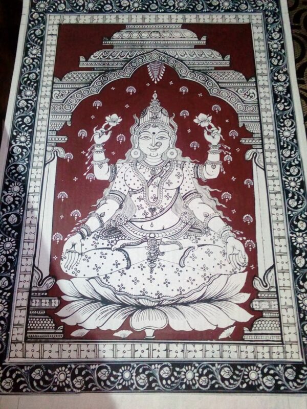 Maa Laxmi-Pattachitra Painting (18"x12")