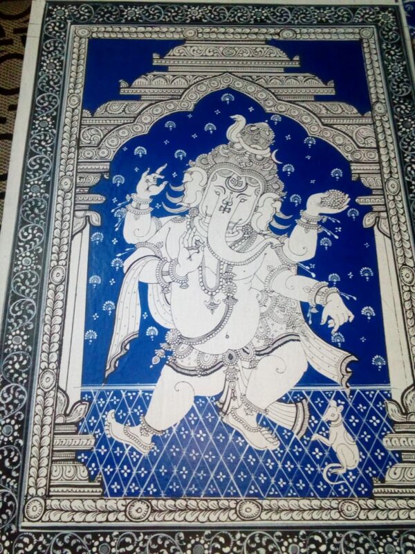 Sree Ganesh #2, Pattachitra Painting (18"x12")