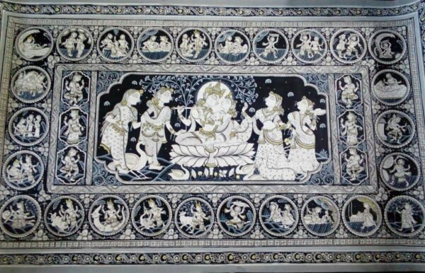 Krishna - Pattachitra Painting (36"x24")