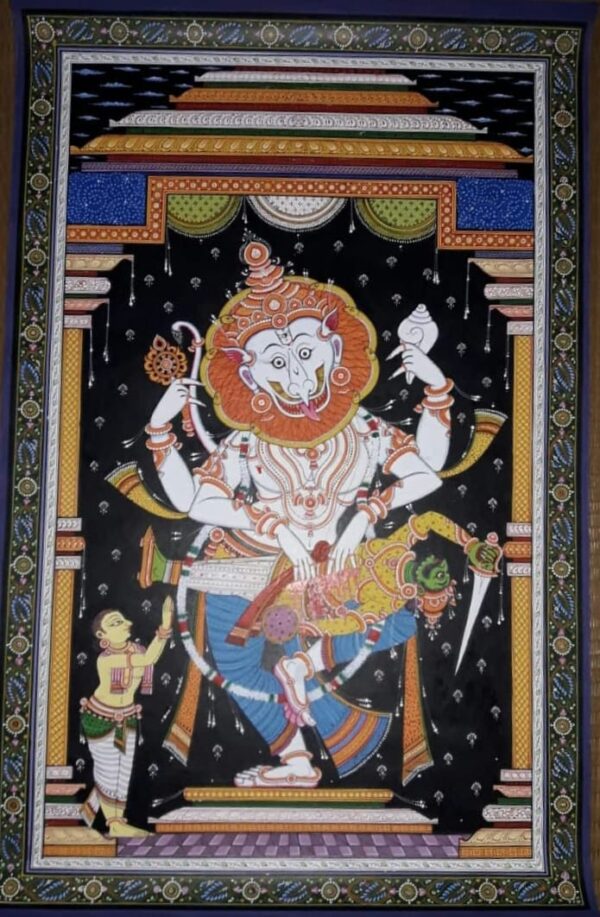 Nurshingh Narayan-Pattachitra Painting (25"x40")