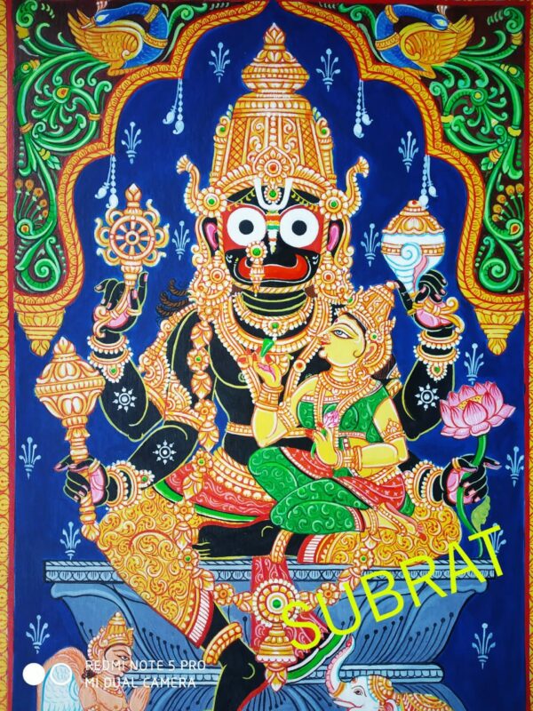 Jay Jagannath, Pattachitra Painting (12" x 18")