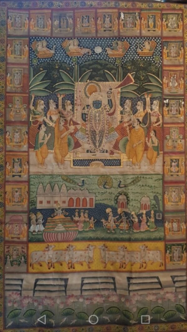 Shreenath Ji #5 - Pichwai Painting (48"x72")