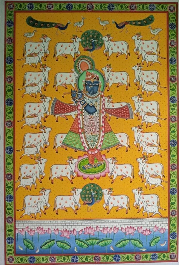 Srinath Ji (9) - Pichwai painting (24 x 36 inches)