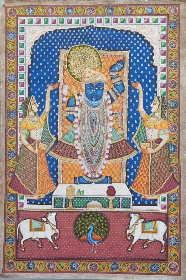 Shreenathji #1 - Pichhwai (24" x 35")