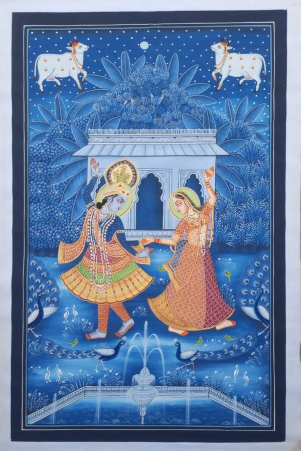 Radha Krishna #3 - Pichwai Painting (22" x 33")