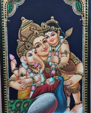 Tanjore Painting Shanmugasundaram 03