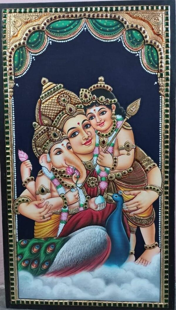 Tanjore Painting Shanmugasundaram 03