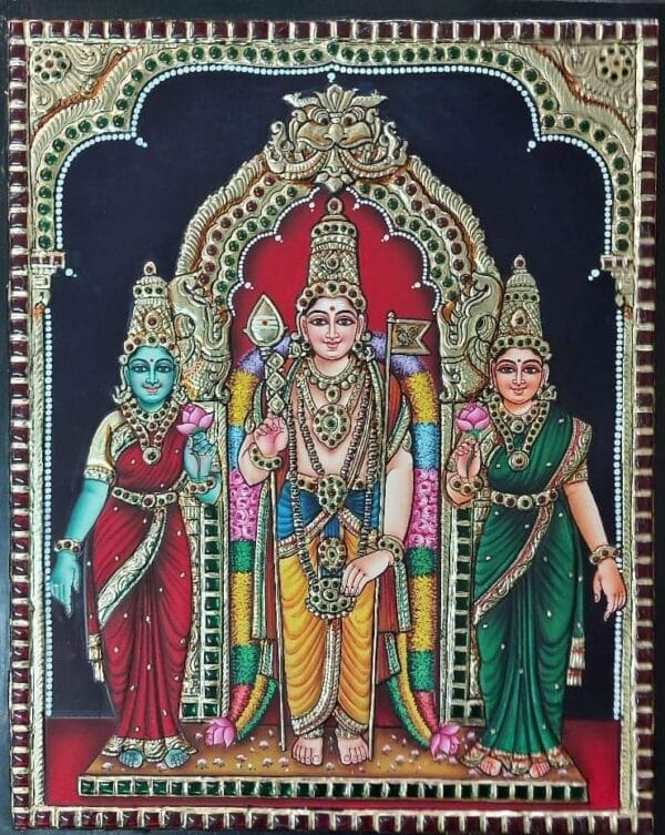 Tanjore Painting Shanmugasundaram - 13