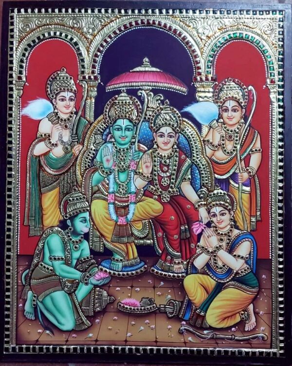 Tanjore Painting Shanmugasundaram - 12