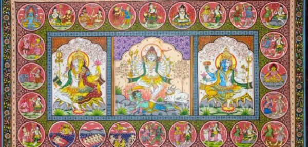 Jai Maa Leela - Pattachitra (36" x 24")