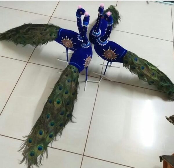 30 inch peacock for decoration ( one piece )