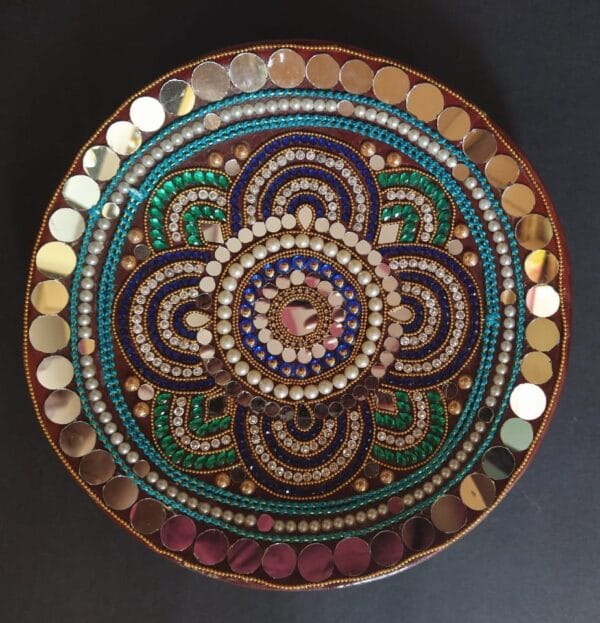 Wall Decor Plates #1 - Lippan art (10.5")