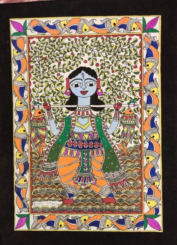 Madhubani Painting Kirty Manjari 18