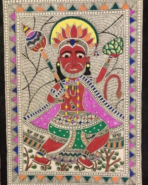 Madhubani Painting Kirty Manjari 17