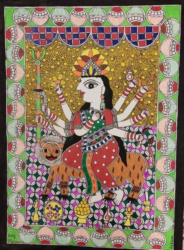 Madhubani Painting Kirty Manjari 16