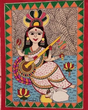 Madhubani Painting Kirty Manjari 12