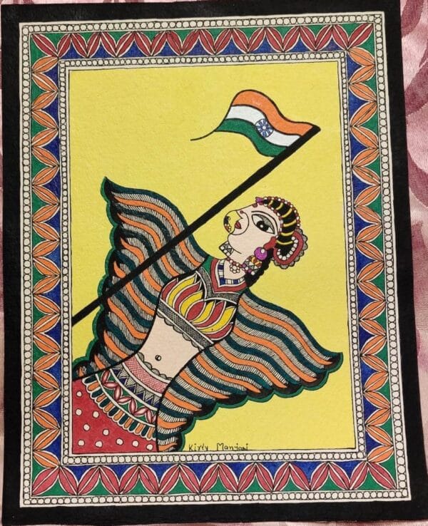 Madhubani Painting Kirty Manjari 11