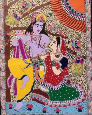 Madhubani Painting Kirty Manjari 6