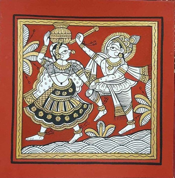 Radha Krishna, Phad Painting