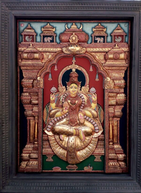 Lakshmi - Tanjore painting (36" x 48")