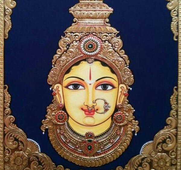 Devi - Tanjore painting (15" x18")