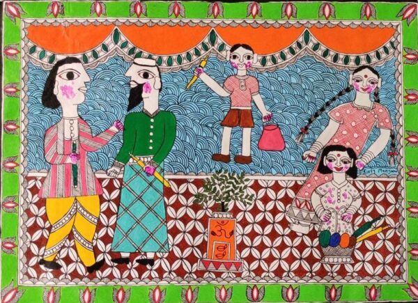 Madhubani Painting Kirty Manjari 19