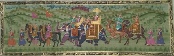 Rajasthani Royal Procession #4 (30" x 10")