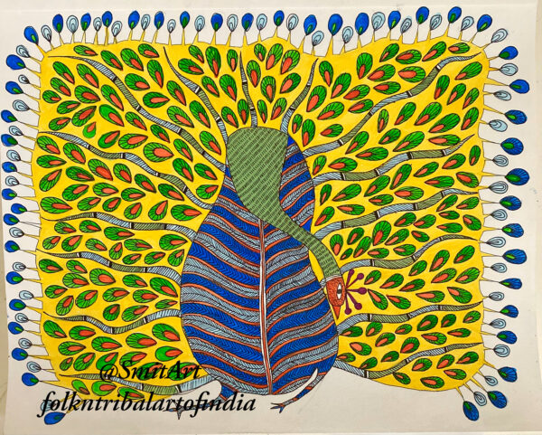 Gond Art - Peacoack