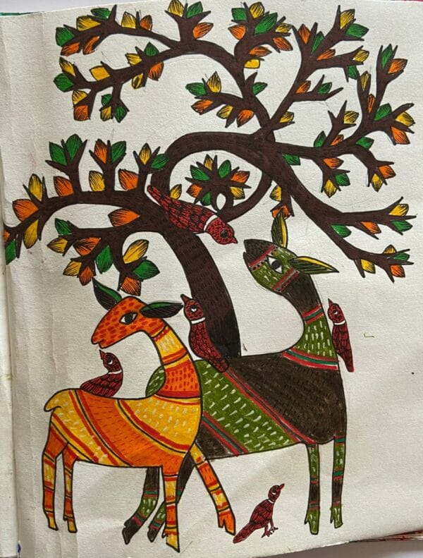 Gond painting - Sheetal Behati - 05